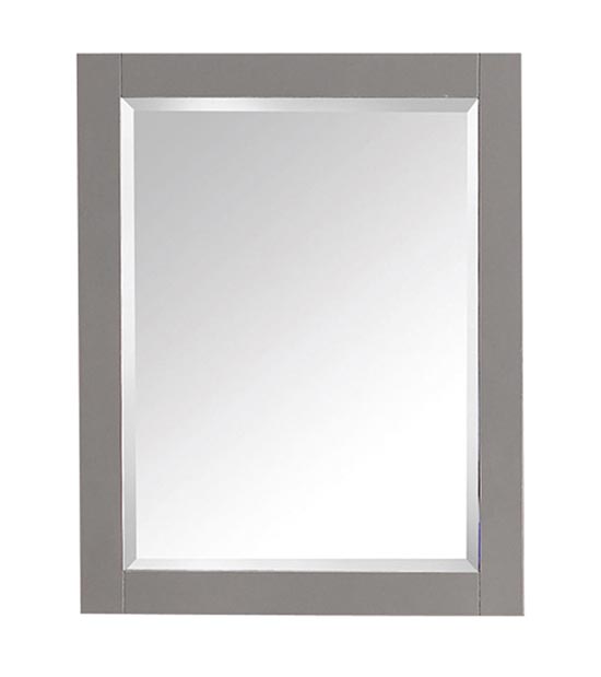 Avanity Brooks/Modero 24-Inch Chilled Gray Modern Bathroom Mirror