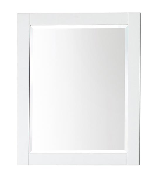 Avanity Brooks/Modero 24-Inch White Modern Bathroom Mirror