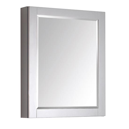 Avanity Brooks/Modero 24-Inch Chilled Gray Modern Bathroom Mirror/Medicine Cabinet