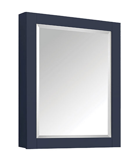 Avanity Brooks/Modero 24-Inch Navy Blue Modern Bathroom Mirror/Medicine Cabinet
