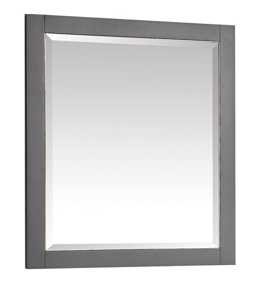 Avanity Allie/Austen 28-Inch Twilight Gray Gold Bathroom Mirror