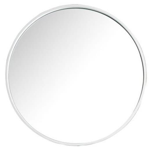 James Martin Montreal 28-Inch Glossy White Mirror