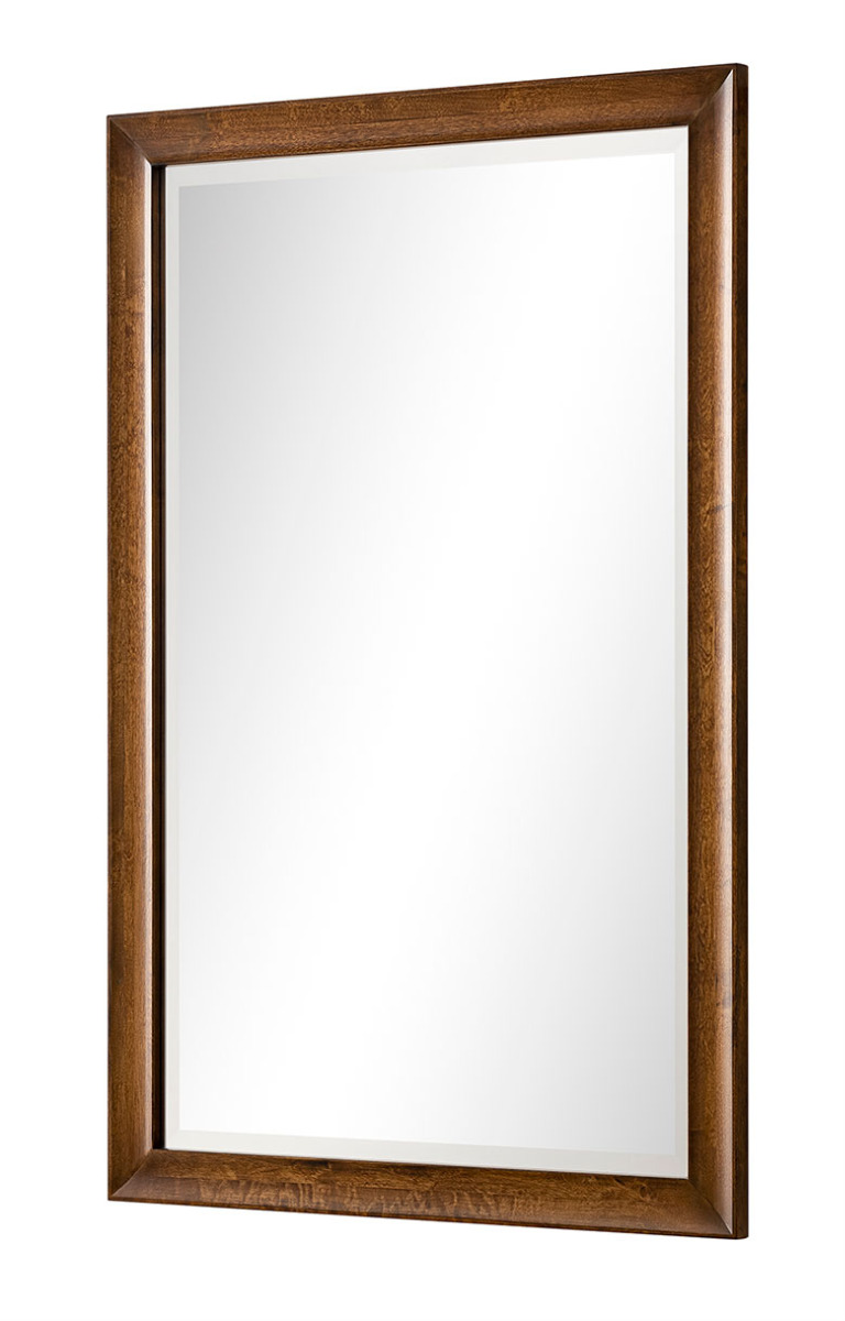 James Martin Glenbrooke 26-Inch Country Oak Transitional Bathroom Mirror
