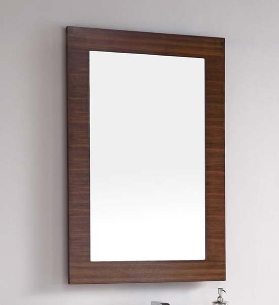 James Martin Metropolitan 30-Inch American Walnut Transitional Bathroom Mirror