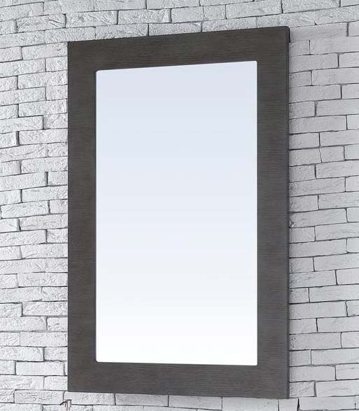 James Martin Metropolitan 30-Inch Silver Oak Transitional Bathroom Mirror
