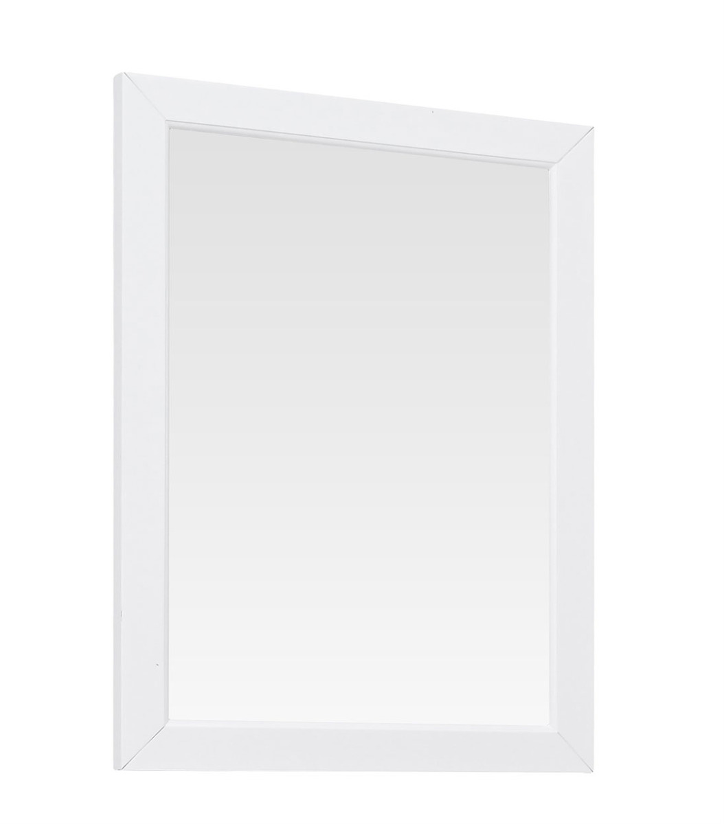 Avanity Everette 24-Inch White Modern Bathroom Mirror