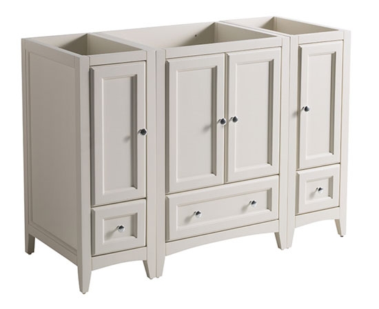 Fresca Oxford (single) 47.63-Inch Antique White Transitional Modular Bathroom Vanity - Cabinet Only