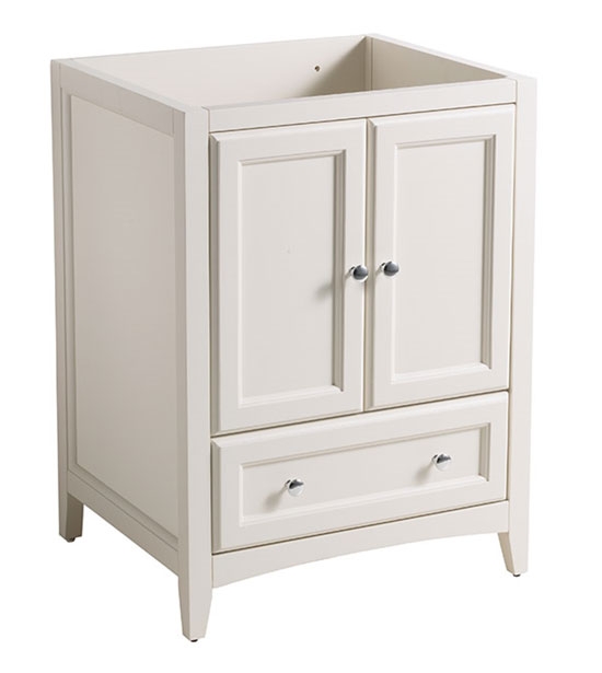 Fresca Oxford (single) 23.63-Inch Antique White Transitional Bathroom Vanity - Cabinet Only