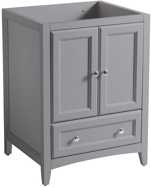 Fresca Oxford (single) 23.63-Inch Transitional Gray Bathroom Vanity - Cabinet Only