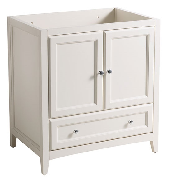 Fresca Oxford (single) 29.5-Inch Antique White Transitional Bathroom Vanity - Cabinet Only