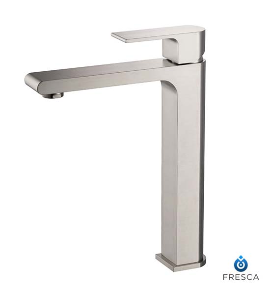 Fresca Allaro FFT9152BN Brushed Nickel Single Hole Vessel Bathroom Faucet