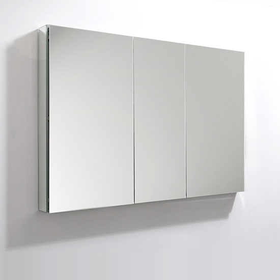 Fresca FMC8014 49-Inch Bathroom Mirrored Medicine Cabinet
