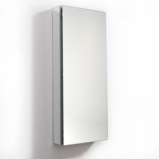 Fresca FMC8016 15-Inch Bathroom Mirrored Medicine Cabinet