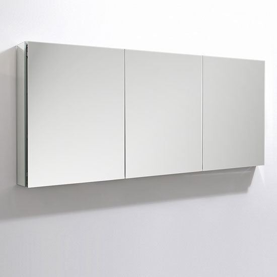 Fresca FMC8020 59-Inch Bathroom Mirrored Medicine Cabinet
