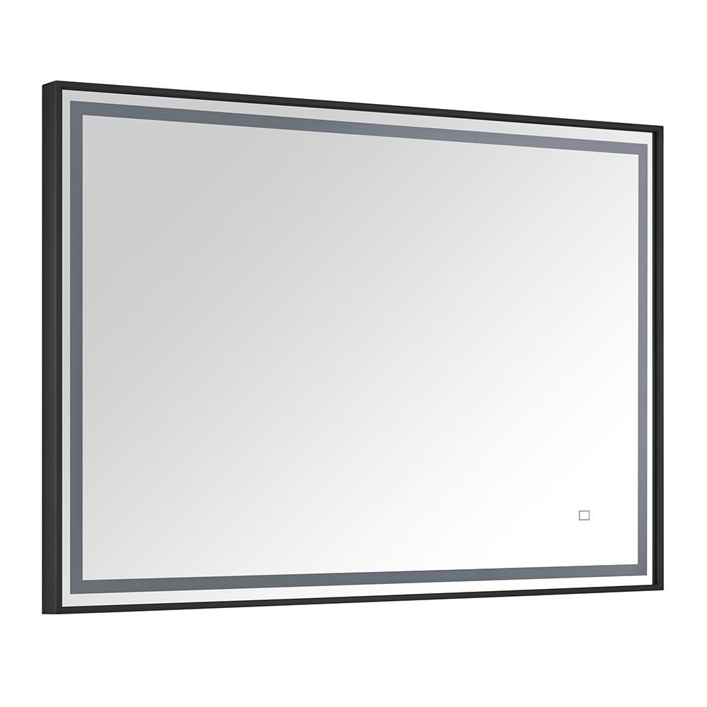 Avanity LED 39.4-Inch Matte Black Bathroom Mirror