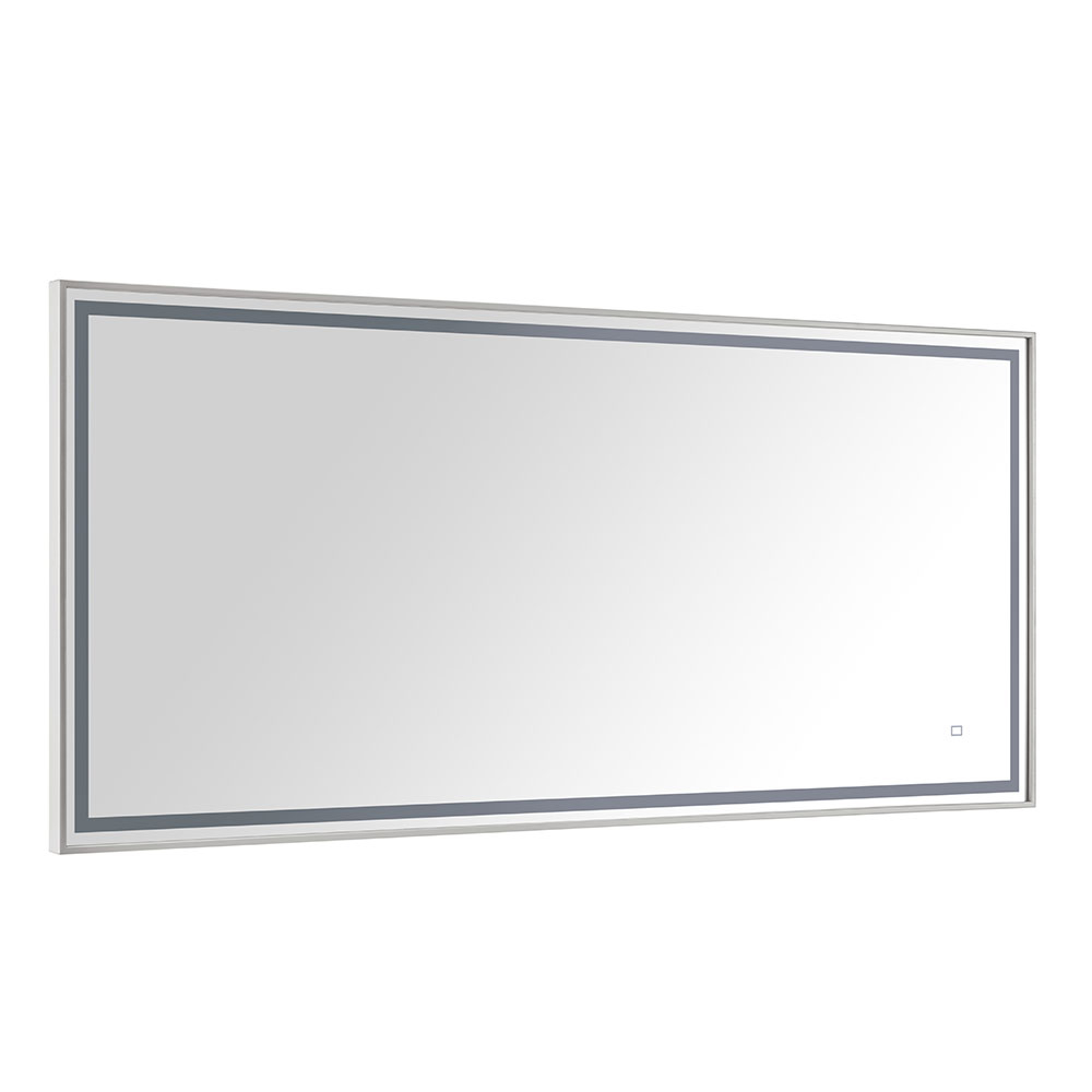 Avanity LED 59.1-Inch Stainless Steel Bathroom Mirror