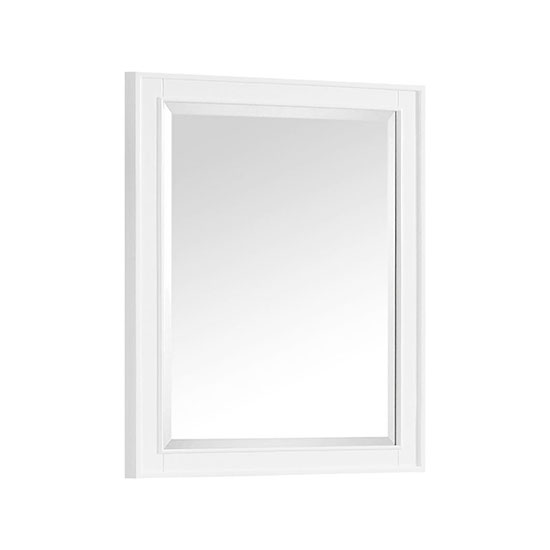 Avanity Madison 28-Inch White Traditional Bathroom Mirror