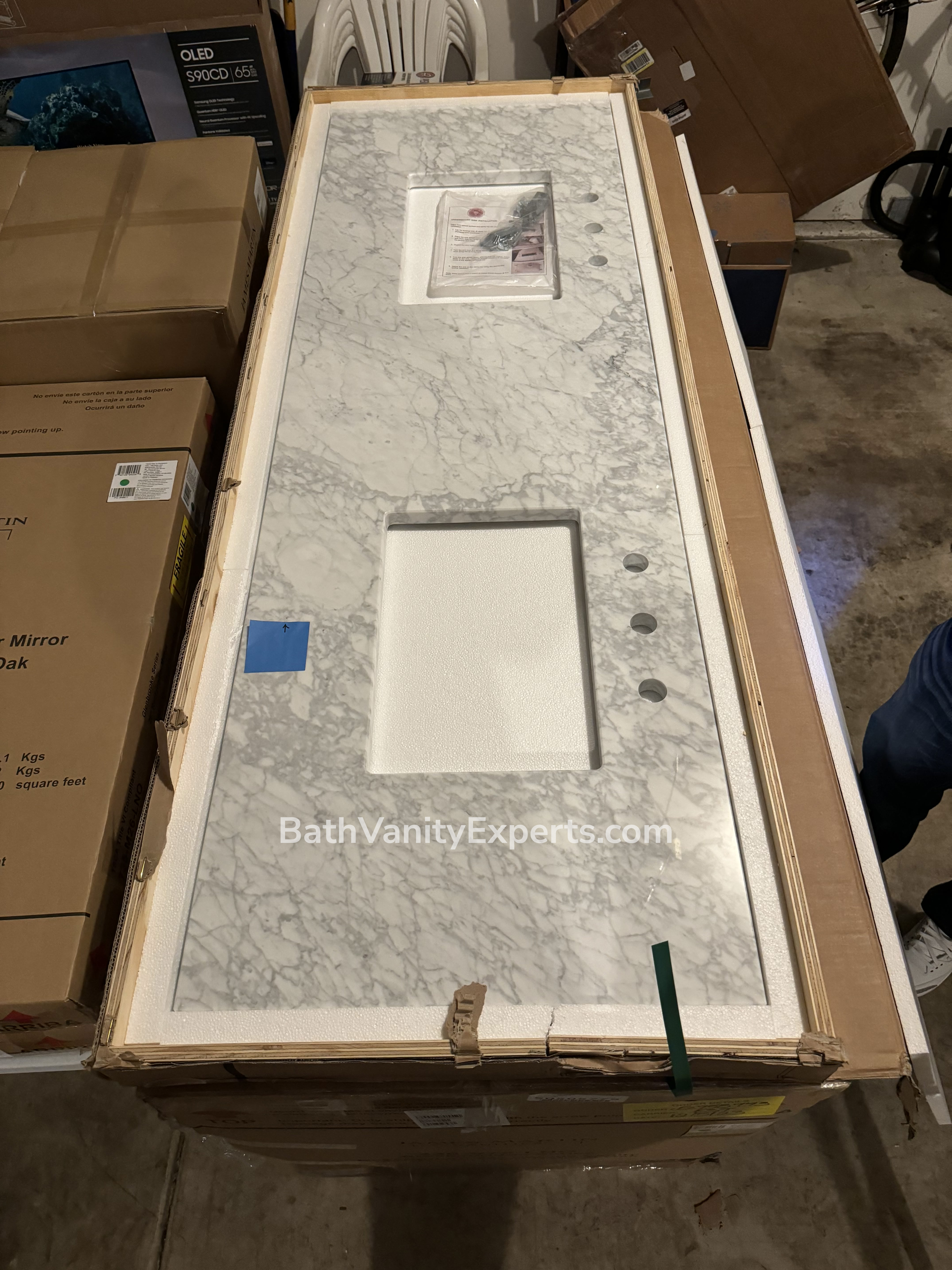 White Carrara Marble James Martin